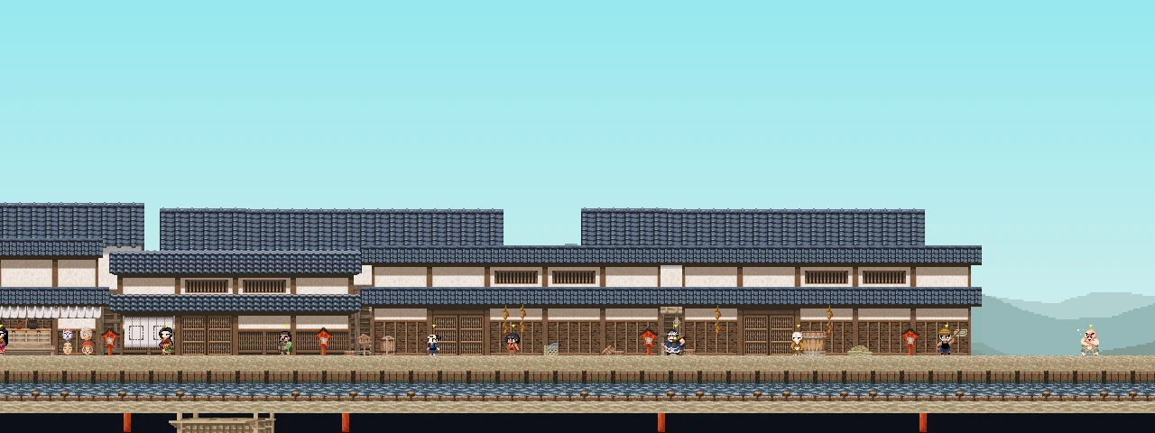 里のゲーム画面